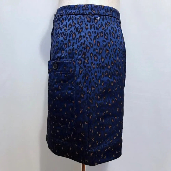 Banana Republic NWT Mini Leopard Print Skirt Women 14 - Picture 4 of 9